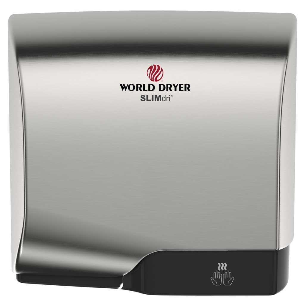 Commercial Bathroom Hand Dryers Dryflow BulletDri Black Hand Dryer