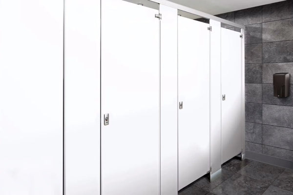 bathroom partition material 