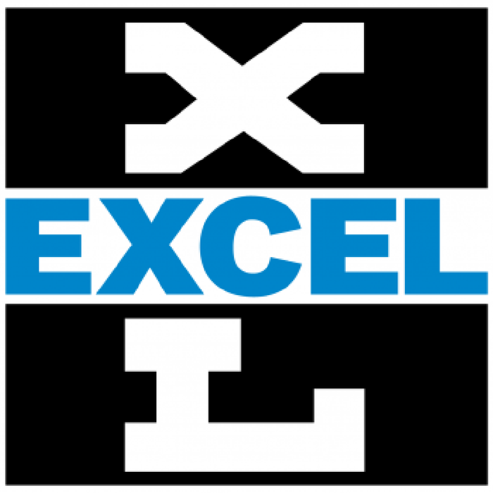 Excel commercial bathroom supplies and hand dryers logo.
