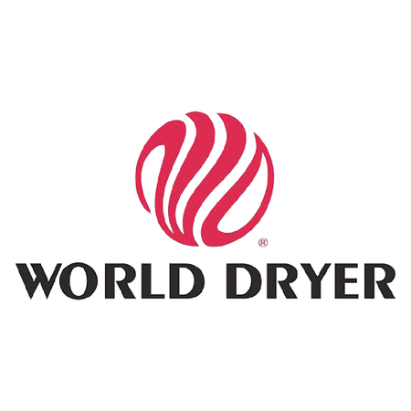 World Dryer commercial bathroom supplies logo.
