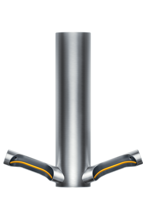 Dyson HU03 Airblade 9kJ - Stainless Steel ADA Compliant Hand Dryer - 120V, 650-950W