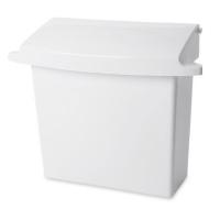 Rubbermaid 6140 Sanitary Napkin Receptacle (w/ Rigid Liner & 5 Double-Waxed Paper Bags) - 1 Pack