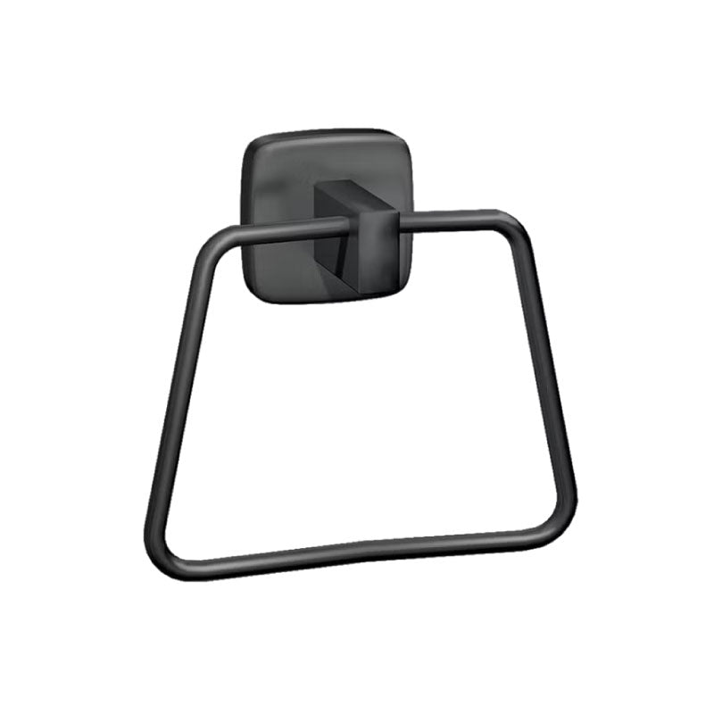 ASI 7385-41 Matte Black Towel Ring – Surface Mounted