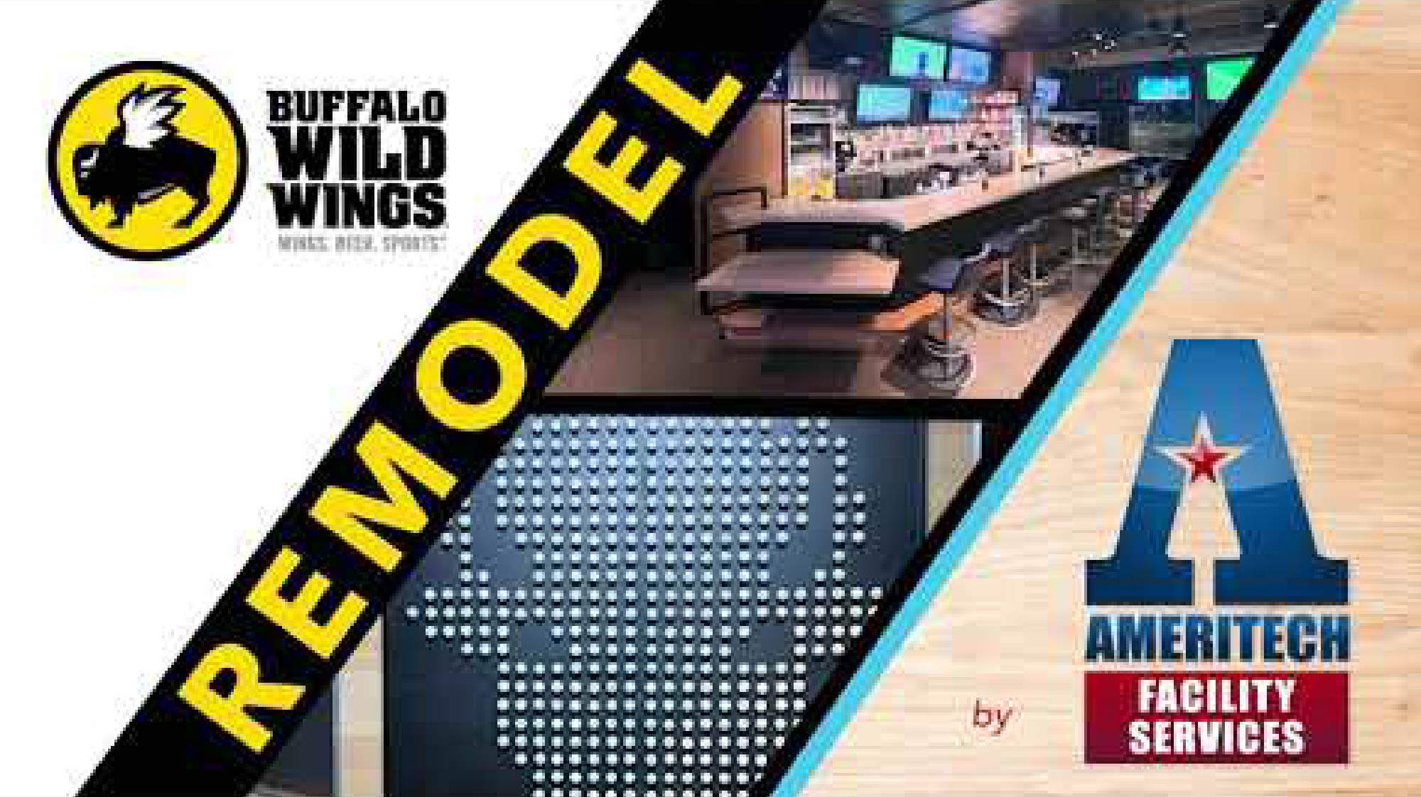 Load video: Ameritech Facility Services Buffalo Wild Wings Remodel YouTube Video