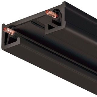 Juno Trac-Lites R 2FT BL (R2BL) 2Ft Track Section - Black Finish