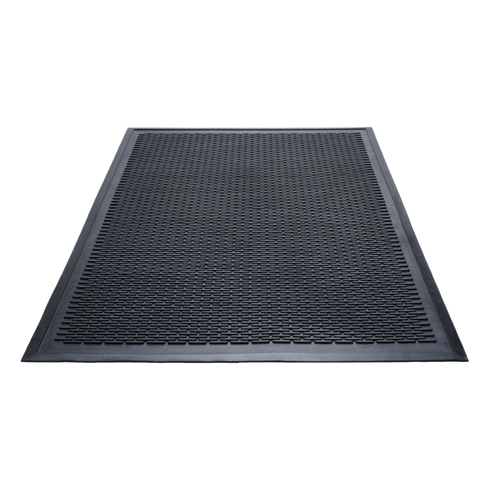 Mats Inc. Clean Step Scraper - Black - Angle