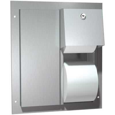 ASI Twin Hide-A-Roll Toilet Tissue Dispenser 0032