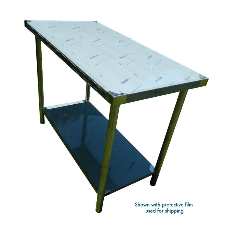 Allied Stainless 24” x 48” Stainless Steel Work Table with Under Shelf