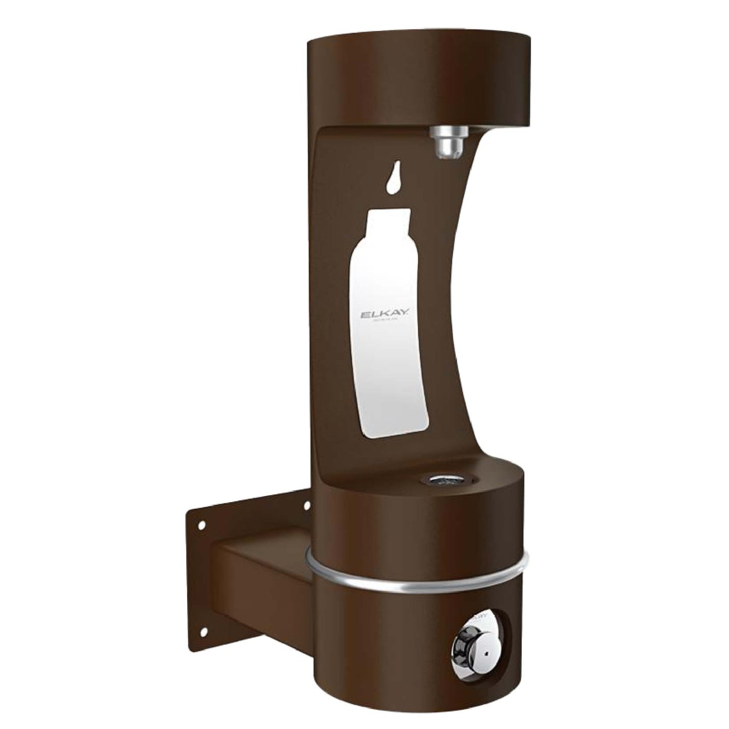 Elkay Outdoor ezH2O Single Arm Bottle Filling Station LK4405BFFRK - Non-Filtered Non-Refrigerated Freeze Resistant