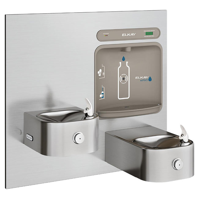 Elkay ezH2O Bottle Filling Station with Integral Soft Sides Fountain Filtered Non-Refrigerated Stainless | 