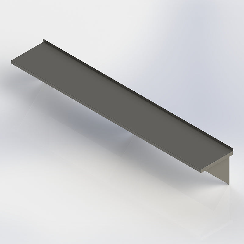 Allied Stainless  102" X 18" Stainless Steel Wall Shelf