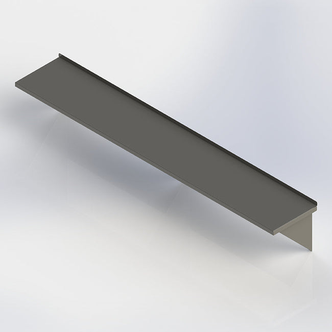 Allied Stainless  108" X 18" Stainless Steel Wall Shelf