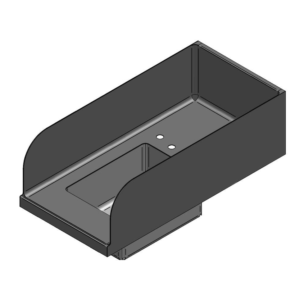 Allied Stainless Stainless Steel Drop-In Sink Frame - 20-1/2" x 12-1/5"