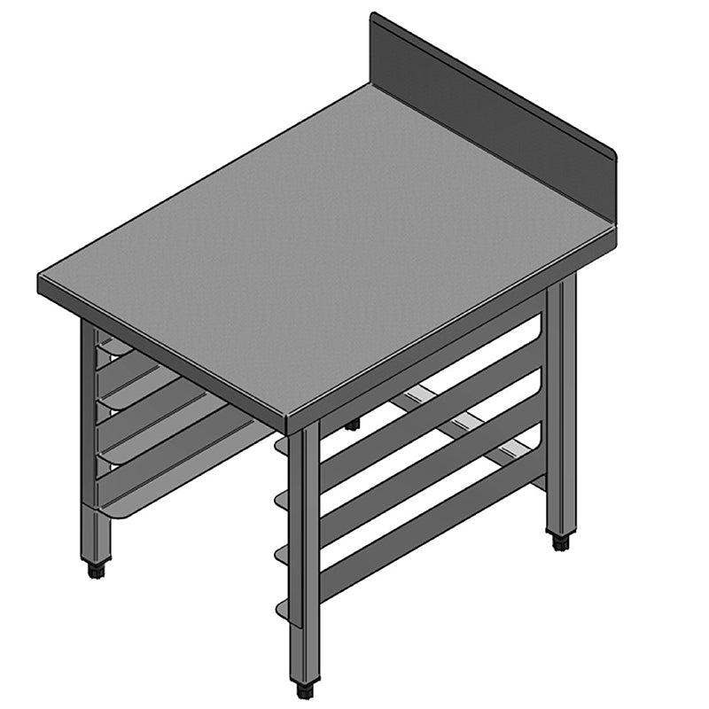 Allied Stainless 24" x 32" Bun Slide Stainless Steel Table