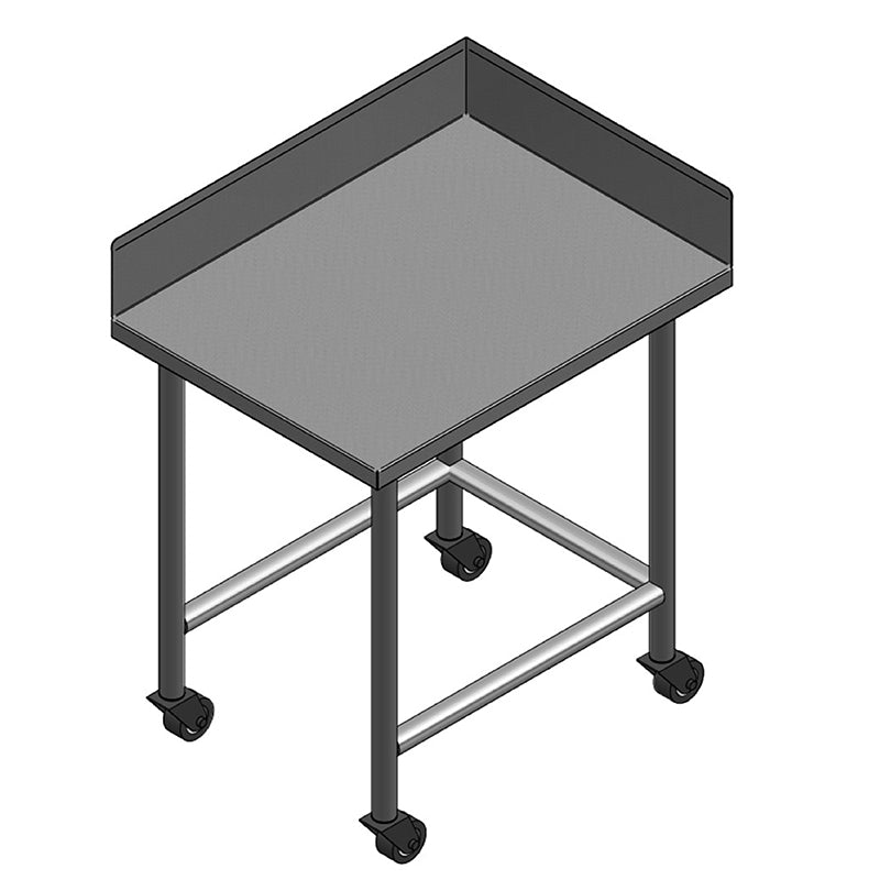 Allied Stainless 24" x 32" Stainless Steel Cook Line Corner Table