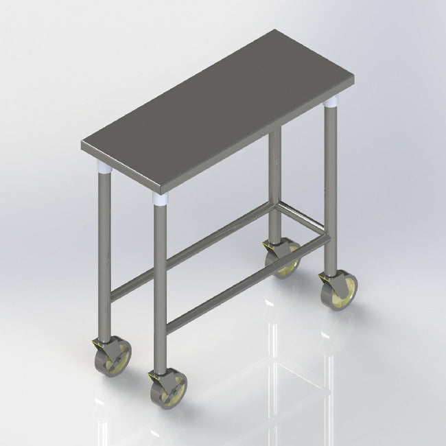 Allied Stainless 34" x 36" Mobile Work Table